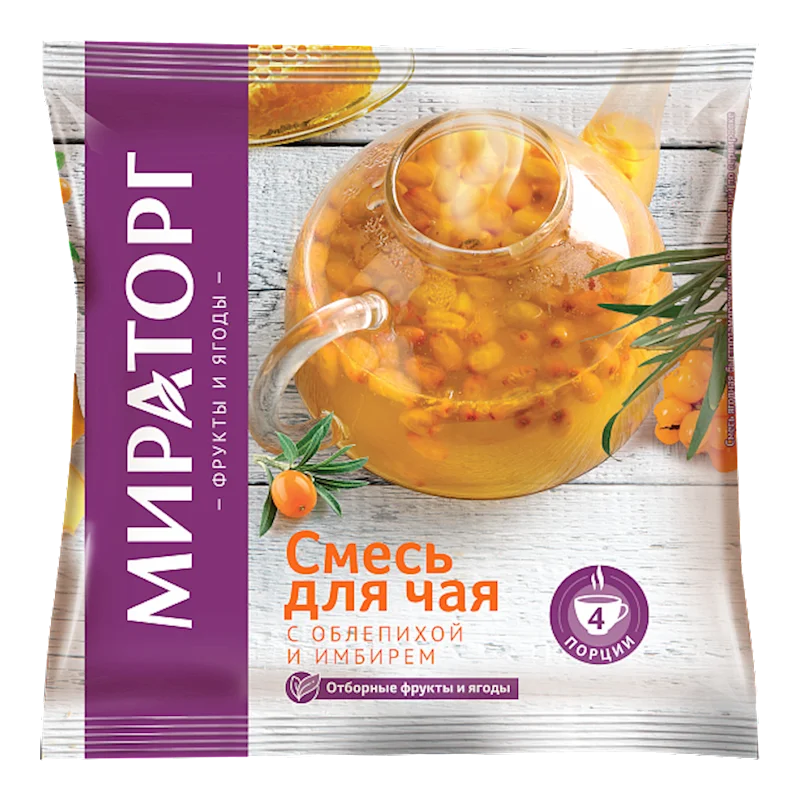 FROZEN SEA BACKHORN W/GINGER (FOR TEA) 300G MIRATORG