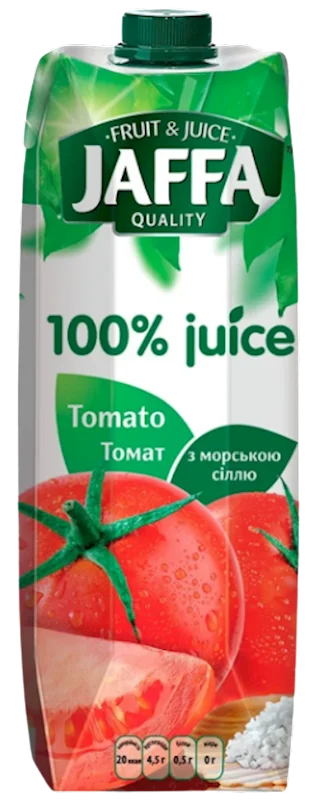 JAFFA TOMATO JUICE WITH SEA SALT 950ML