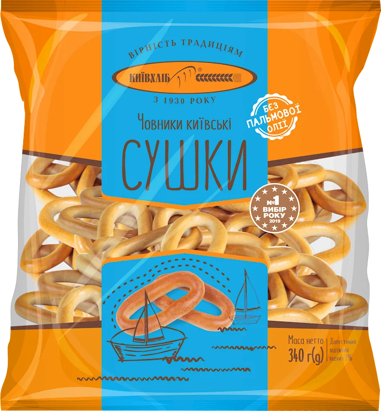 DRY BAGELS CHELNOCHEK 340GR KIEVXLEB