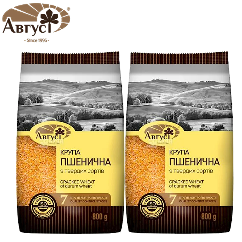 WHEAT GROATS (PSHENICHNAYA) 800G AUGUST