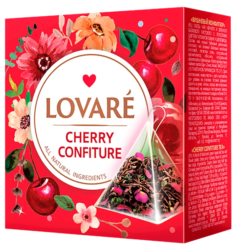 LOVARE CHERRY CONFITURE TEA 15*2G