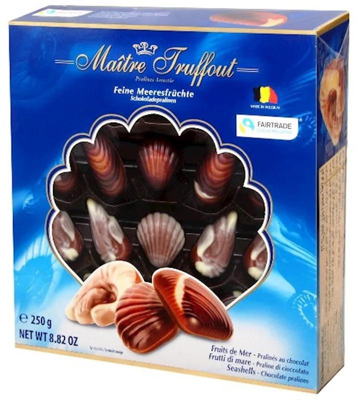 SEASHELLS CHOCOLATE CANDY 250G MAITRE TRUFFOUT