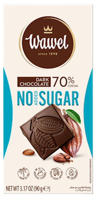 WAWEL DARK CHOCOLATE 70% SUGAR FREE 90G