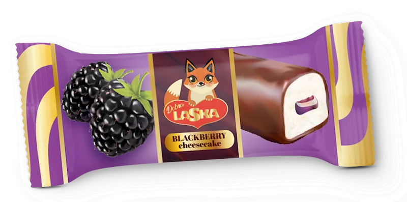 LASKA BLACKBERRY CHEESECAKE BAR 36G