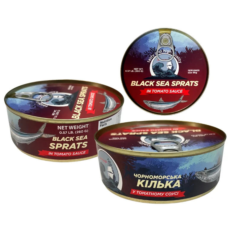BLACK SEA SPRATS IN TOMATO SAUCE 260G LEGENDA