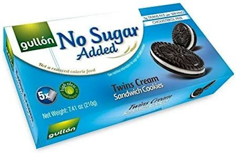 GULLON SUGAR FREE TWIN COCOA COOKIES 7.41OZ