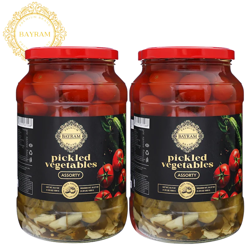 MARINATED CUCUMBERS&TOMATOES 1000G BAYRAM