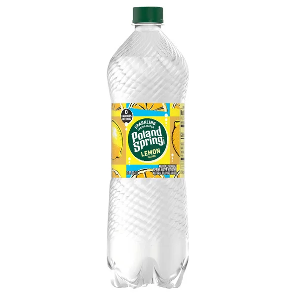 POLAND SPRING SPARKLING WATER 1L LEMON