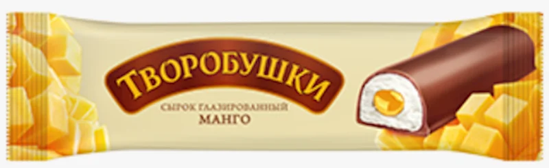"TVOROBUSHKI" CURD CHEESE BAR MANGO FILLING 40G