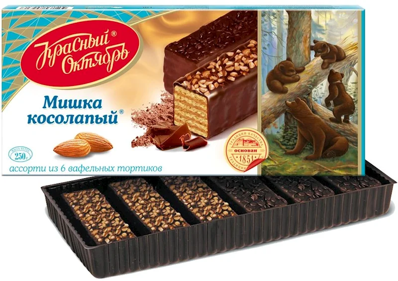WAFER CAKE MISHKA KOSOLAPY 220G