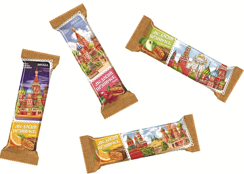 HONEY GINGERBREAD BARS MIXED 40GR