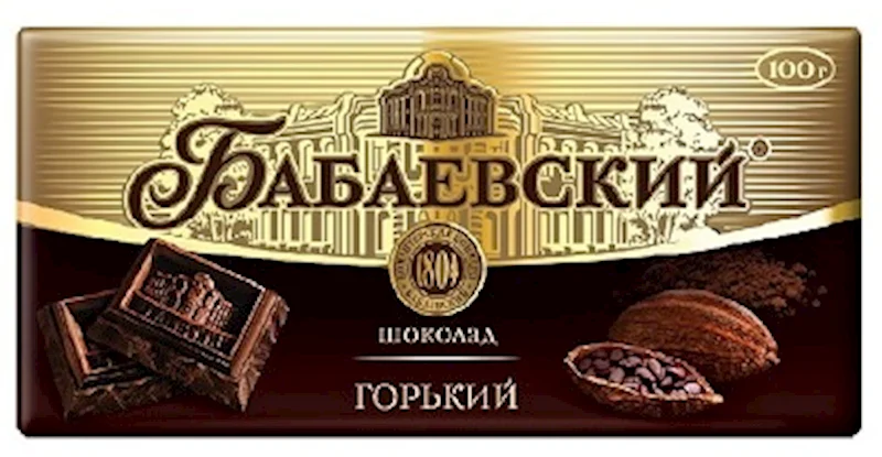 BITTER CHOCOLATE 75G BABAYEVSKIY