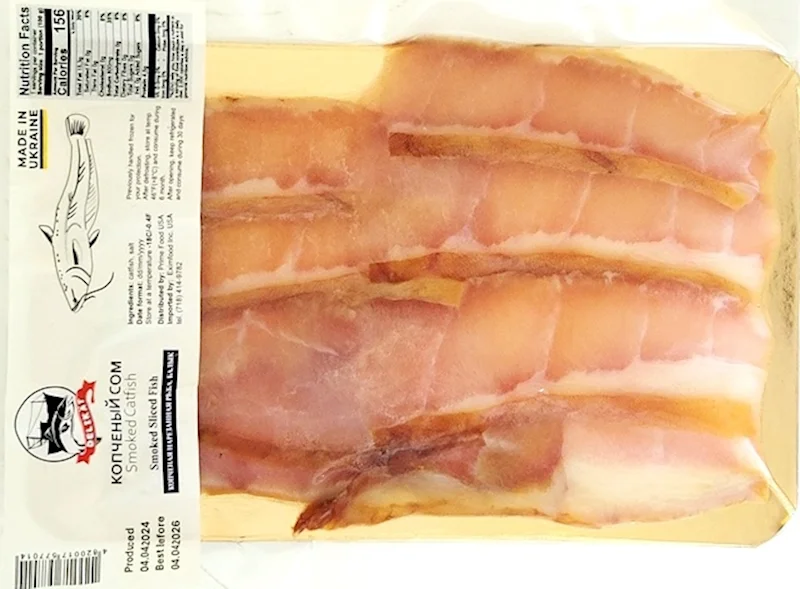 SMOKED SLICED CATFISH 25G DELIKAT