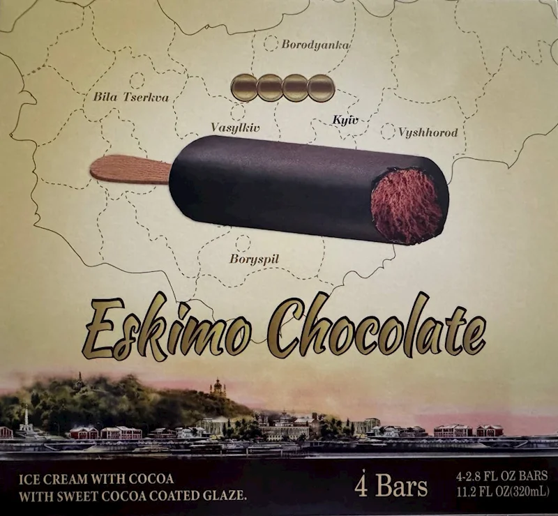 ESKIMO CHOCOLATE FLAVOR 4 BARS/BOX