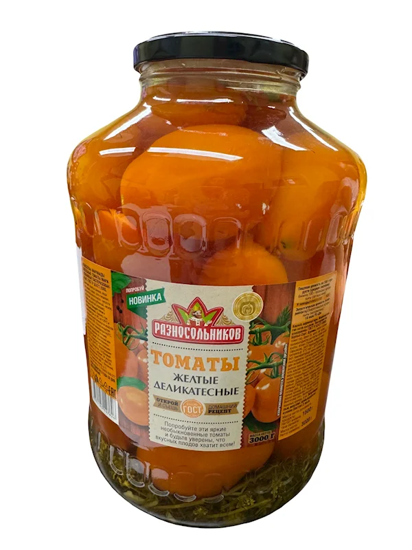 MARINATED YELLOW TOMATOES 3L