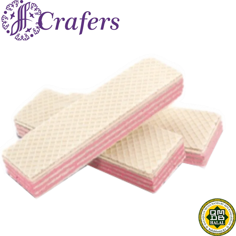 WAFERS WITH RASPBERRY PLOMBIR FLAVOR