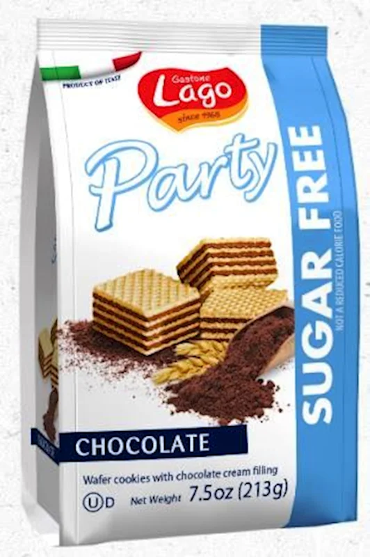 SUGAR FREE PARTY CHOCOLATE WAFER  213G LAGO