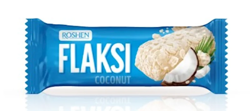 "ROSHEN" FLAKSI COCONUT-CREAM CANDY