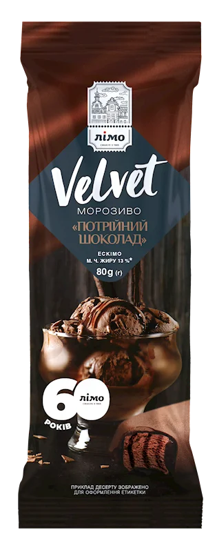 VELVET DARK CHOCOLATE ESKIMO 80G LIMO