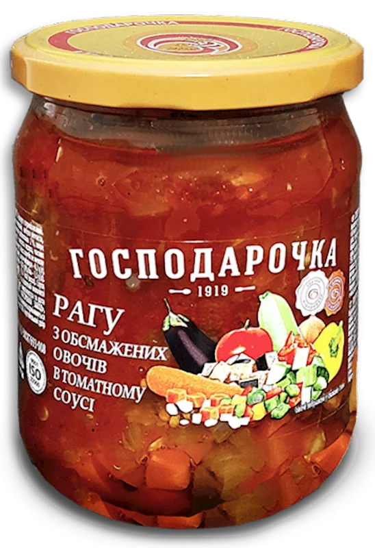 RAGU W/VEGETABLES IN TOMATO SAUCE 470G GOSPODAROCHKA