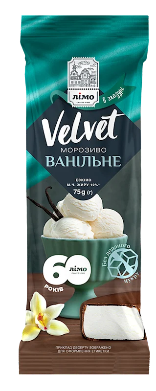VELVET SUGAR FREE ESKIMO VANILLA 75G LIMO