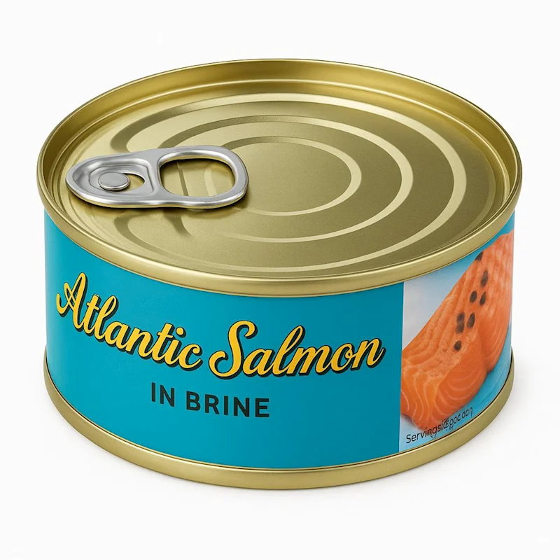 "QUEEN HARBOUR" ATLANTIC SALMON IN BRINE 240G