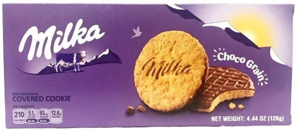 MILKA CHOCO GRAIN COOKIES 126G