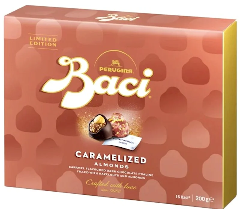 BACI CARAMELIZED ALMOND 16PC BOX (200G)