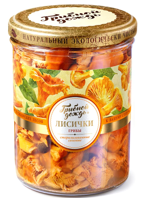 GD SALTED (CHANTERELLE MUSHROOMS) LISICHKI 400G