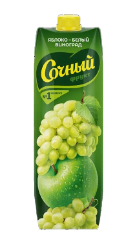 "SOCHNY FRUKT" APPLE-GRAPE JUICE 1L