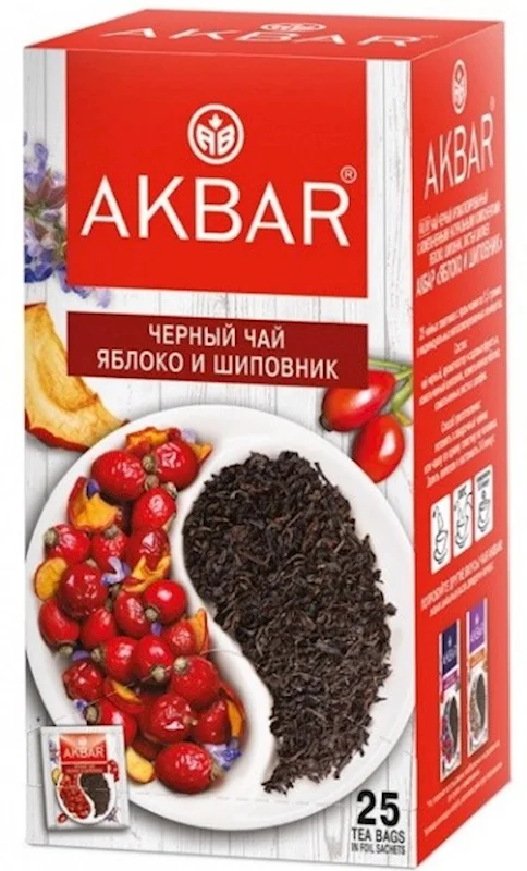 AKBAR APPLE ROSEHIP BLACK TEA 25TB AKBAR
