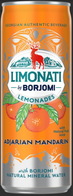 "LIMONATI" BORJOMI ADJARIAN MANDARIN 330ML CAN