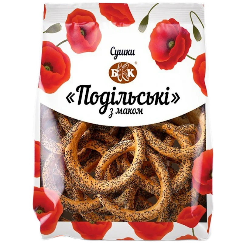 BKK BAGELS (SUSHKA) PODILSKY W/POPPY SEEDS 250GR