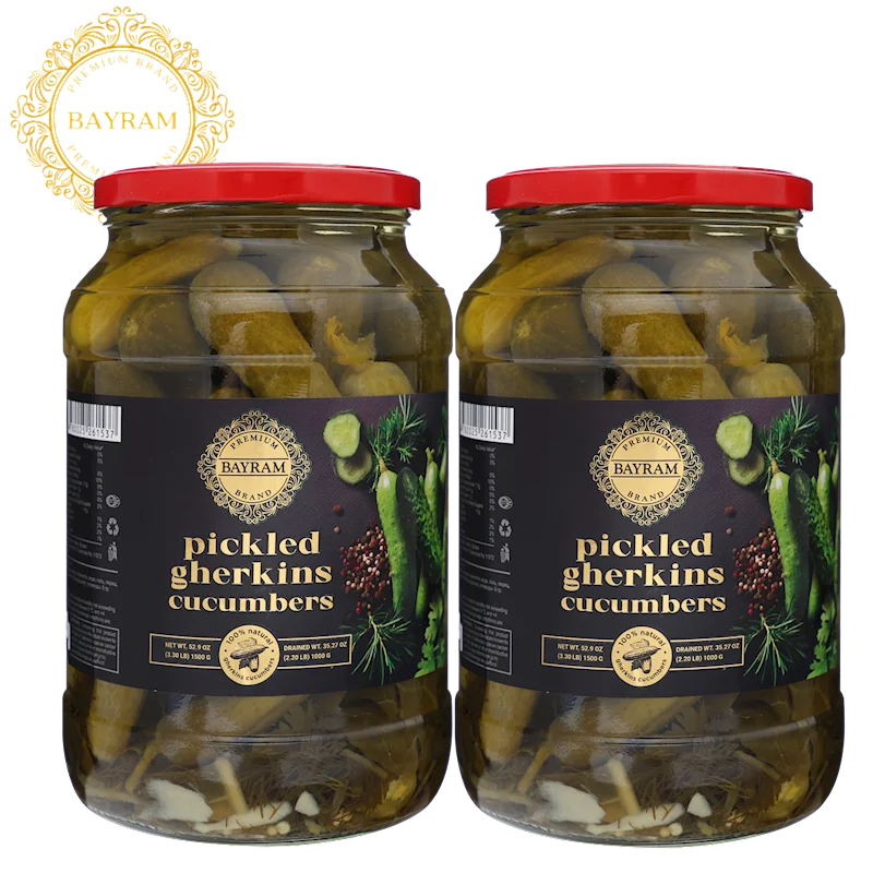 "BAYRAM" PICKLED GHERKINS CUCUMBERS 1000G