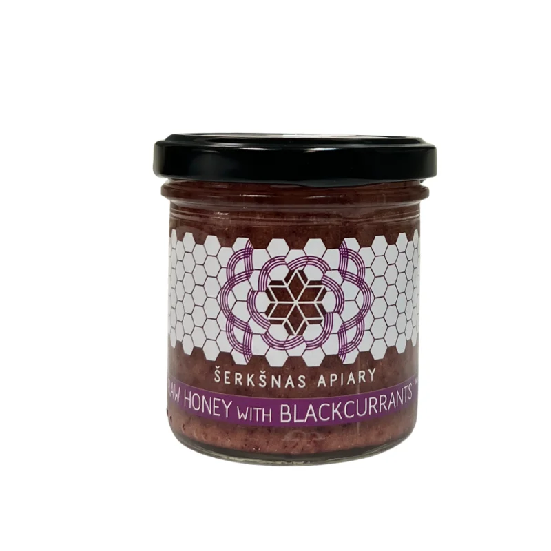 RAW HONEY W/BLACKCURRANT 200G BANDI