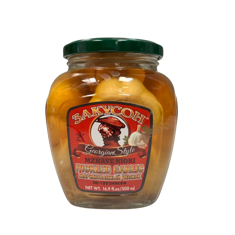 ZAKUSON PICKLED GARLIC GEORGIAN STYLE 500ML