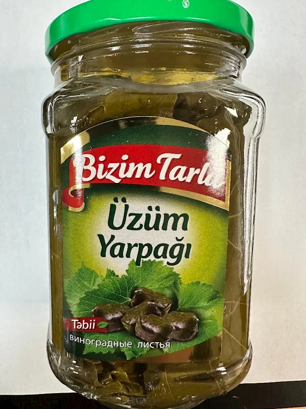 GRAPE LEAVES IN BRINE 640G BIZIM TARLA