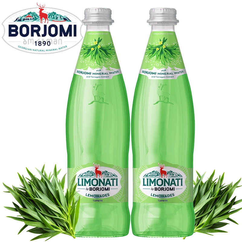 BORJOMI TARKHUN 500ML GLASS LIMONATI