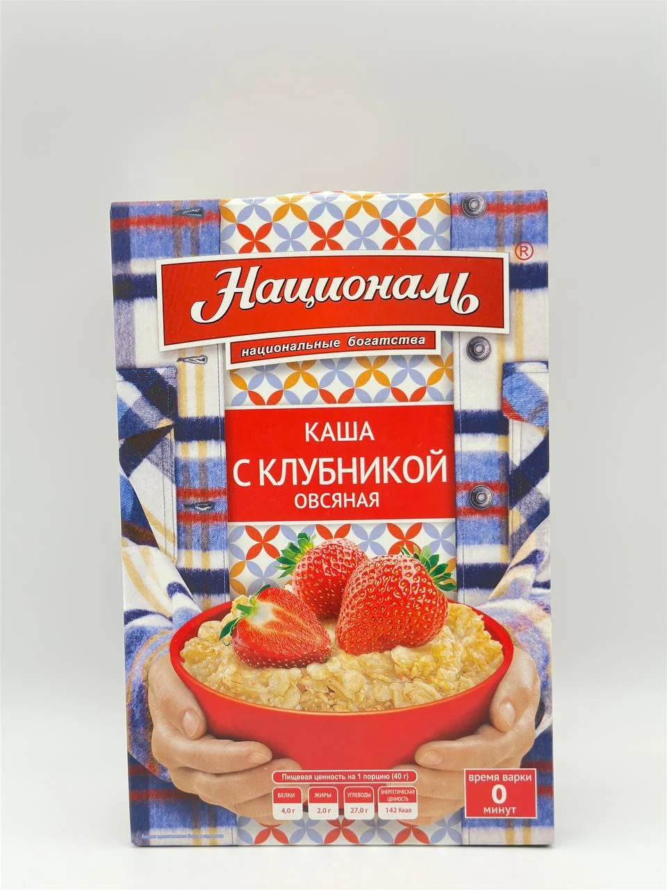 OATMEAL WITH STRAWBERRY 240G NATSIONAL